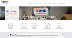 Desktop Screenshot of ibrokseguros.com